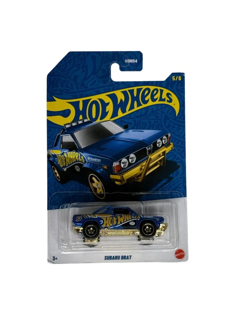 Hot Wheels Subaru BRAT Blue Gold Pickup Truck Diecast Car New